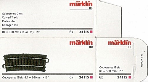 Märklin 24115 ovp leer - mÄrklin,