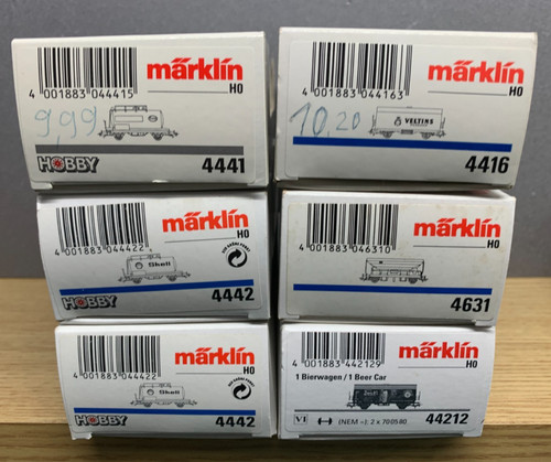 Märklin h0 leerkartons - 6x,