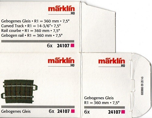 Märklin 24107 ovp leer - ovp,