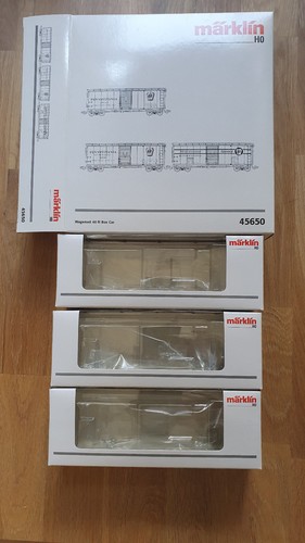 Märklin leerkartons 45650 - 9, märklin-leerkartons