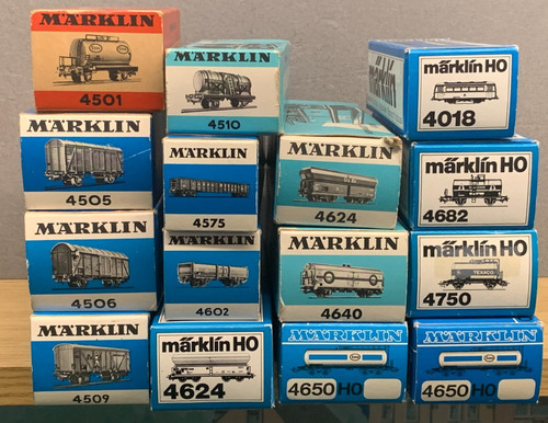 Märklin leerkartons - märklin, h0